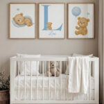 لوحة ديكور غرف الاطفال  3قطع