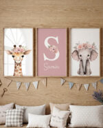 لوحة ديكور غرف الاطفال  3قطع - Image 2